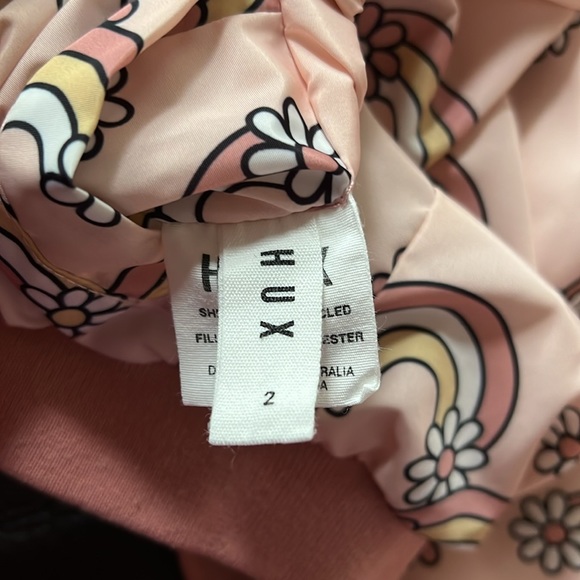 Huxbaby Daisy Rainbow Reversible Bomber size 2T - Picture 8 of 8